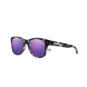 Suncloud Leeway Sunglasses Polarized in Matte Ice Tortoise with Purple Mirror